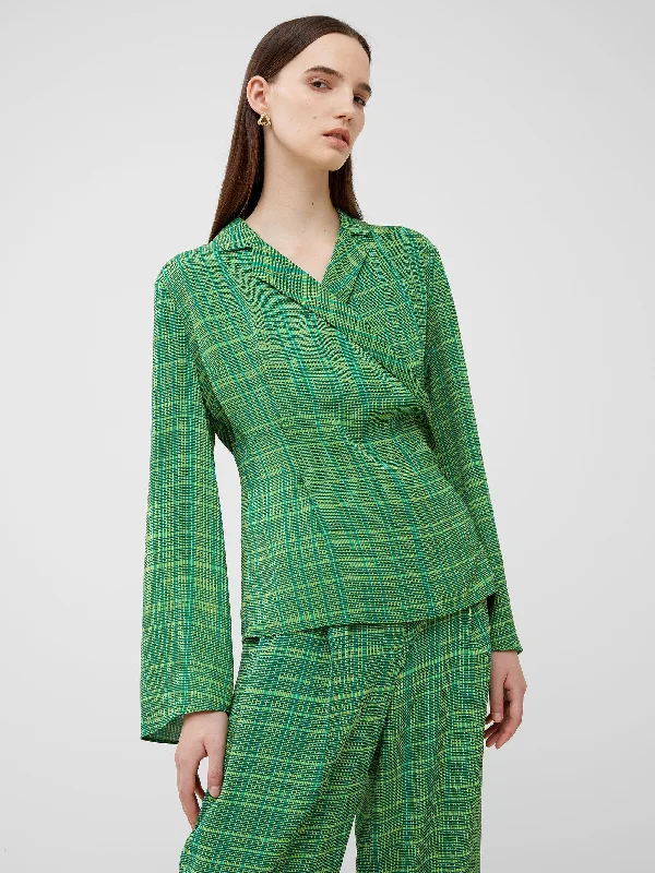 Carmen Recycled Crepe Top Vintage Women's 1970S 