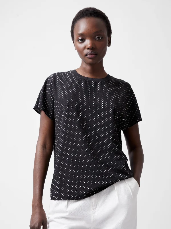 Dotty Spot Abeny Crew Neck Top Bold Women's Animal Print