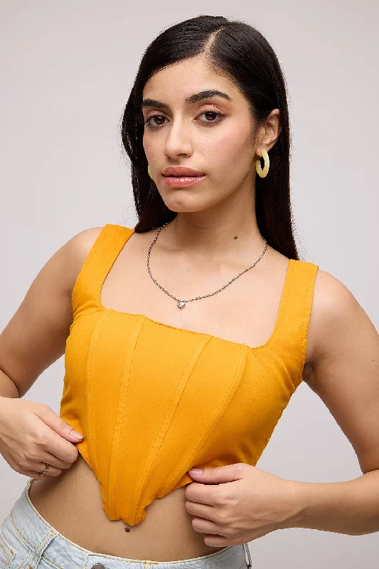 Sunset Spice Corset Top Modern Women's 