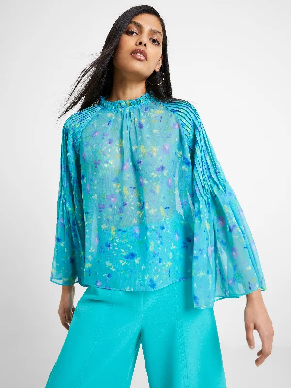 Aden Recycled Hallie Pleat Crinkle Top Artistic Women's Avant - 