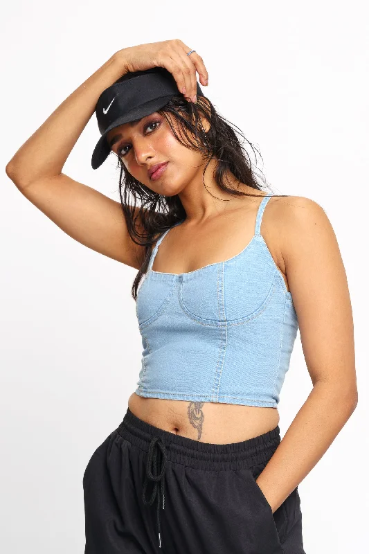 Light Blue Strap Top Adventure