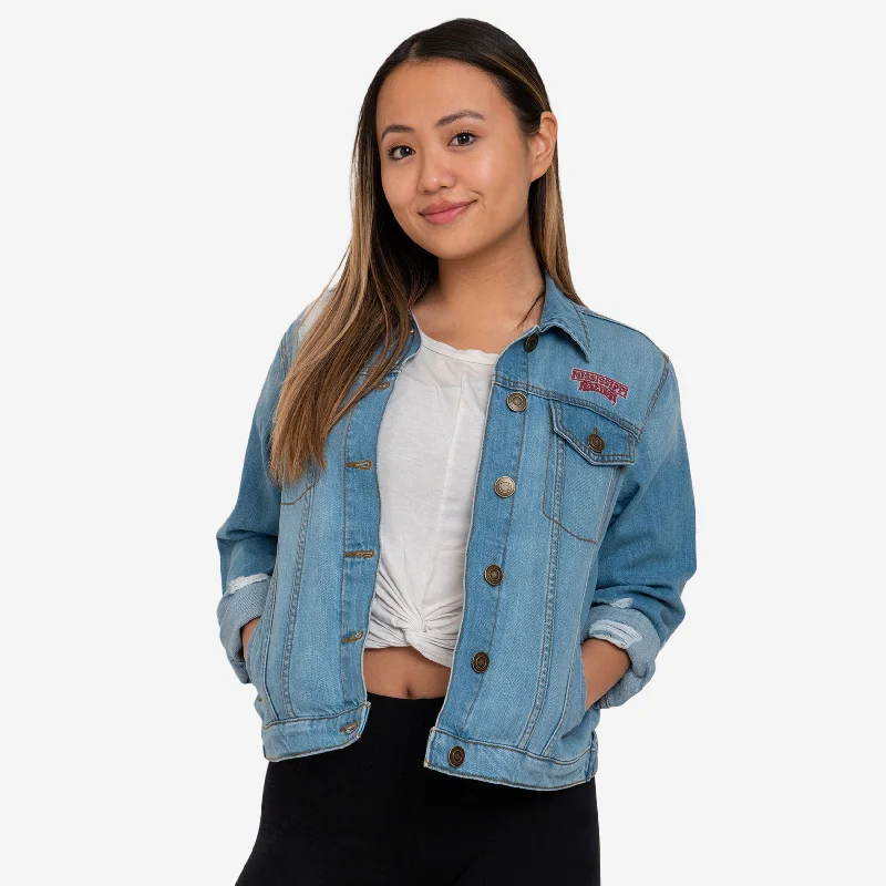 Mississippi State Bulldogs Womens Denim Days Jacket Rugged Women's Outdoor 