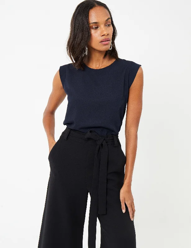 Polly Plains Capped Top Business