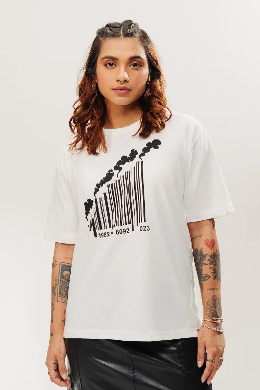 White Blow Off Tees Casual Women's Japanese 