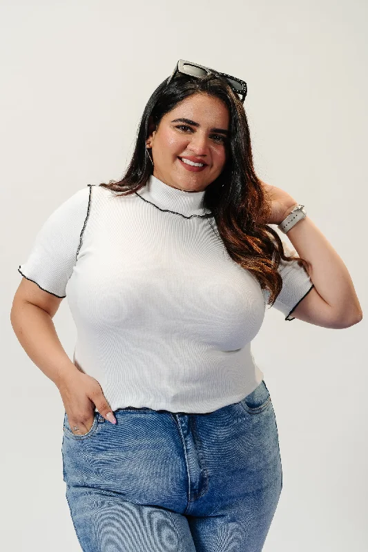 Inside Out White Tees Practical Women's Multi - 