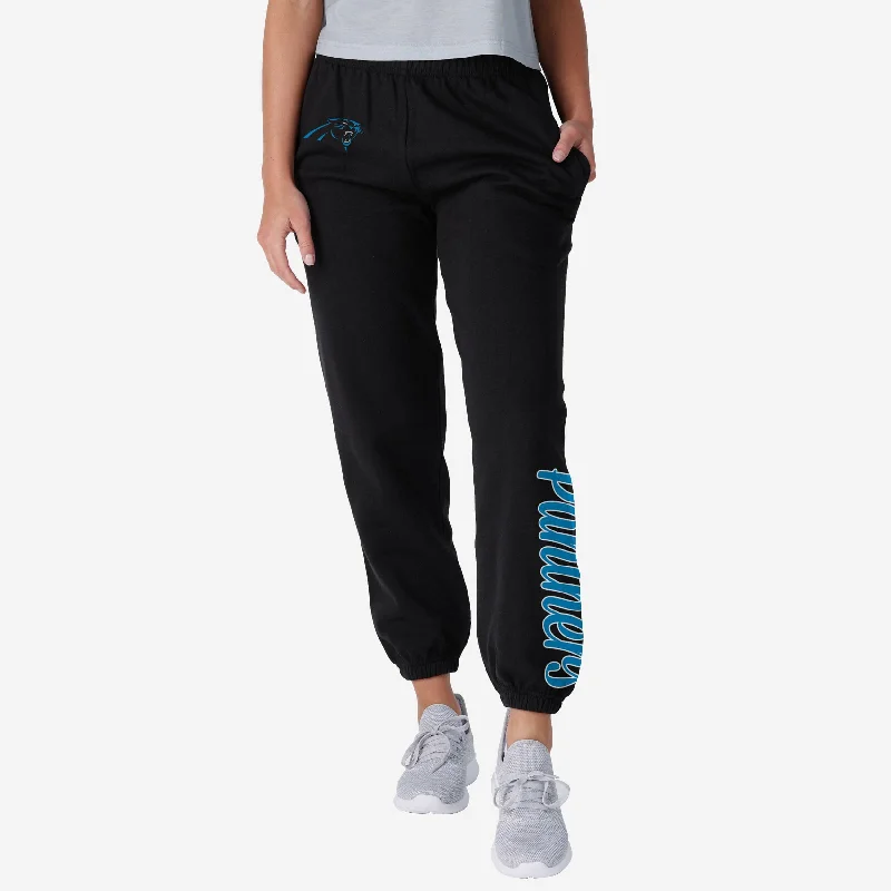 Carolina Panthers Womens Script Wordmark Team Color Sweatpants performance