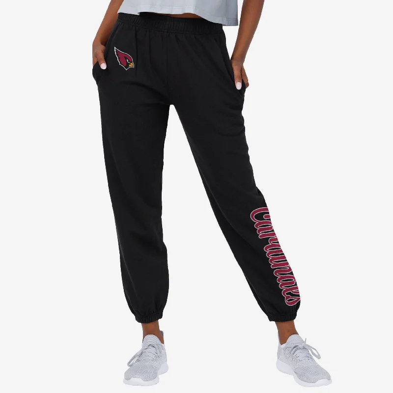 Arizona Cardinals Womens Script Wordmark Team Color Sweatpants Sleek Women's 