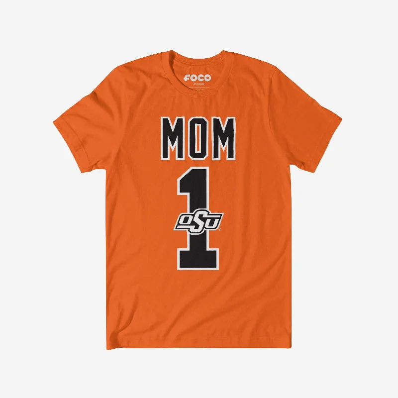 Oklahoma State Cowboys Number 1 Mom T-Shirt Country