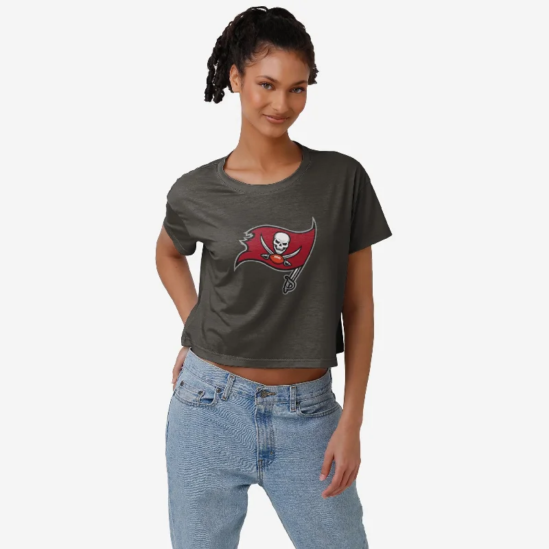 Tampa Bay Buccaneers Womens Alternate Team Color Crop Top Dapper Women's 1920S