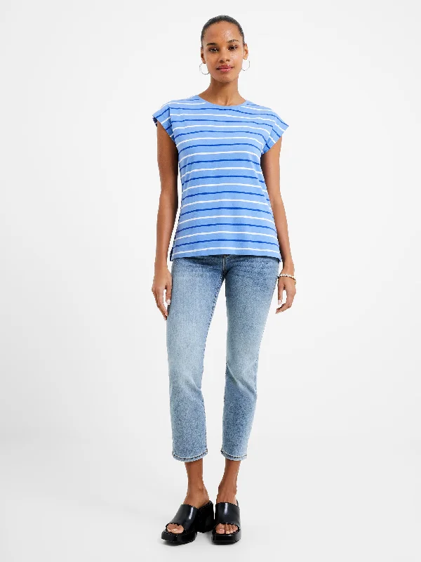 Boxy Stripe T-Shirt Unique Women's Upcycled