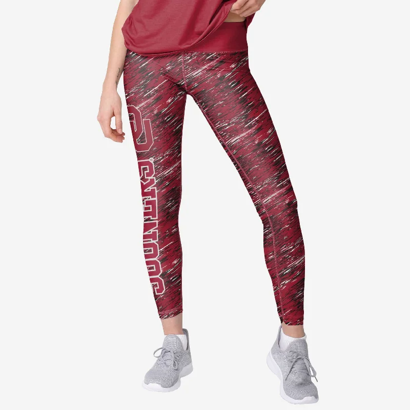 Oklahoma Sooners Womens Static Rain Legging Polished Women's Silk