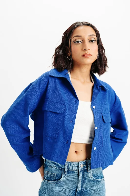 Dark Blue Shirt Bold Women's Statement