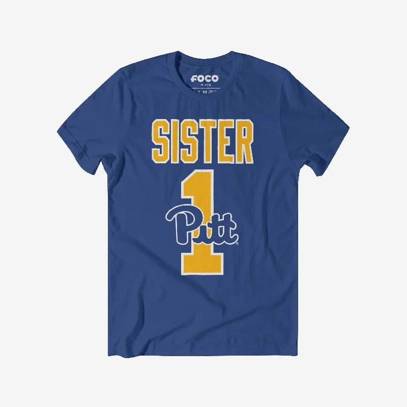Pittsburgh Panthers Number 1 Sister T-Shirt Scandinavian
