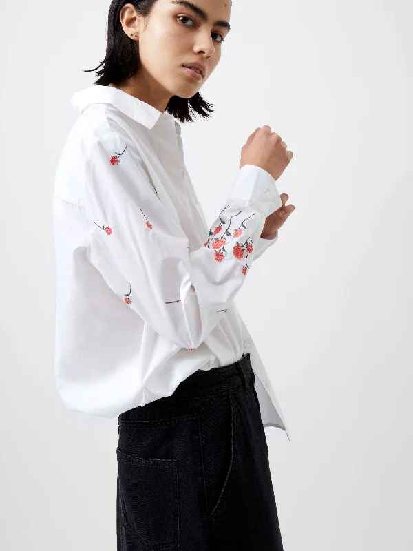 Rhodes Embroidered Shirt Trendy Women's 