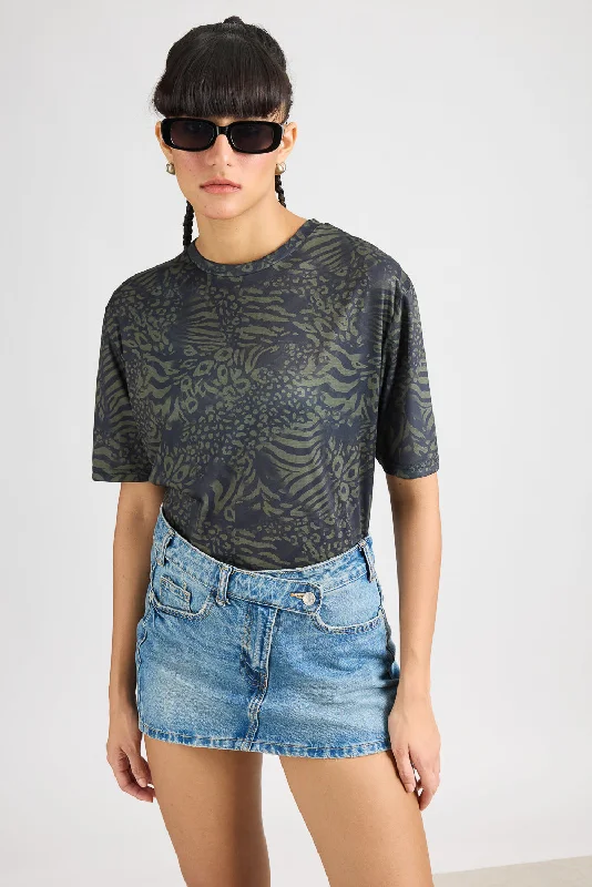 Printed Women's T-Shirt - Illustrations Classic Women's Tweed