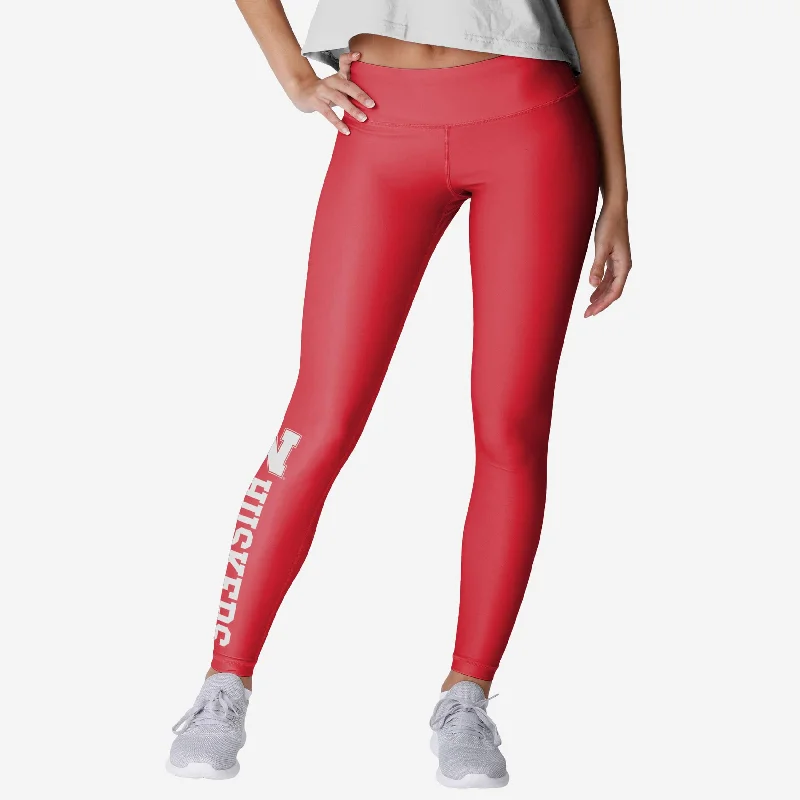 Nebraska Cornhuskers Womens Solid Wordmark Legging Refined Women's Hand - crafted