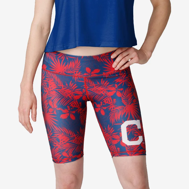 Cleveland Guardians Womens Floral Bike Shorts Vintage Women's 1970S 