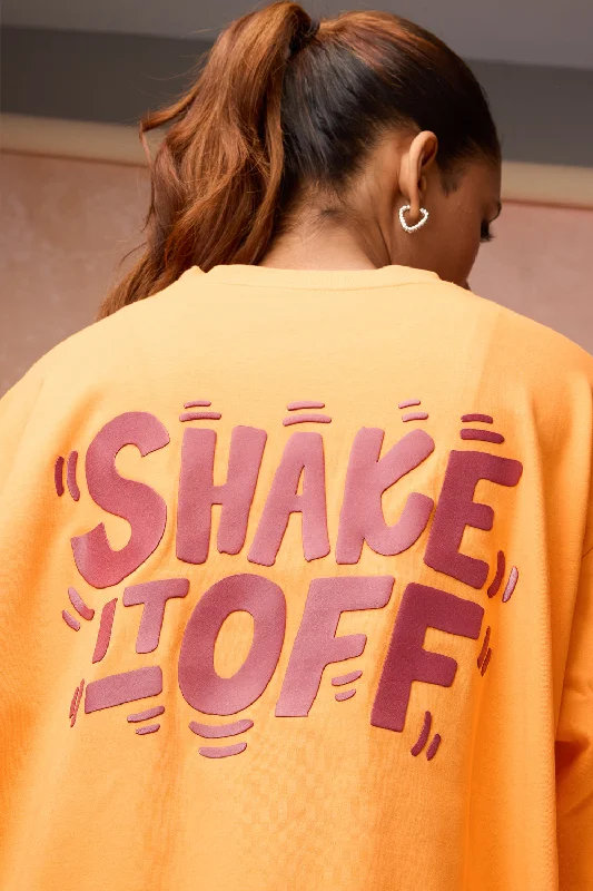 Women's Doggo Over All Orange T-Shirt Hip Women's Urban
