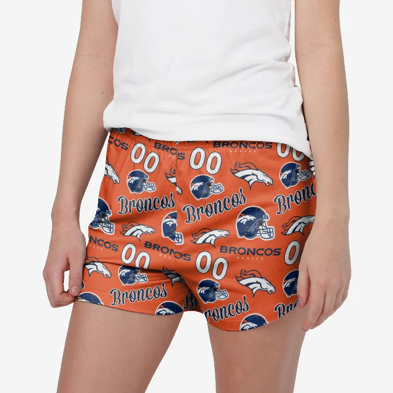 Denver Broncos Womens Gameday Ready Lounge Shorts Earthy Women's 