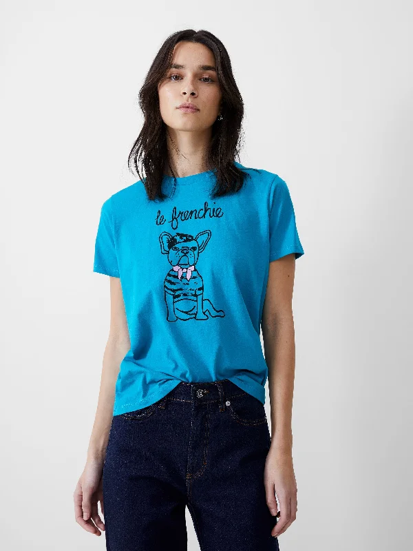 Frenchie Graphic T-Shirt Monochromatic All - in - one
