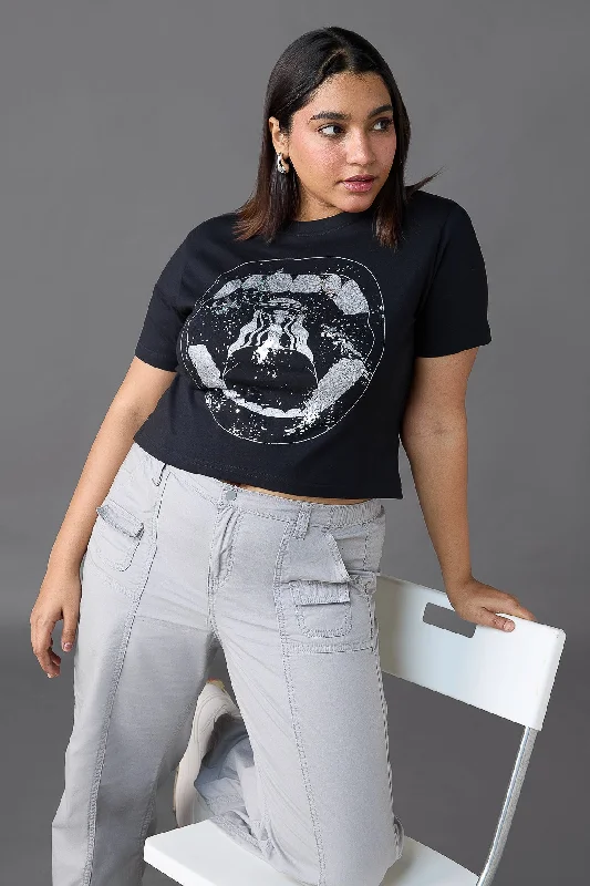 Black Spacey Women's T-Shirt Vacation