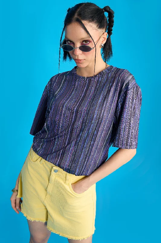 Printed Women's T-Shirt- Trippy Feminine Women's Style 