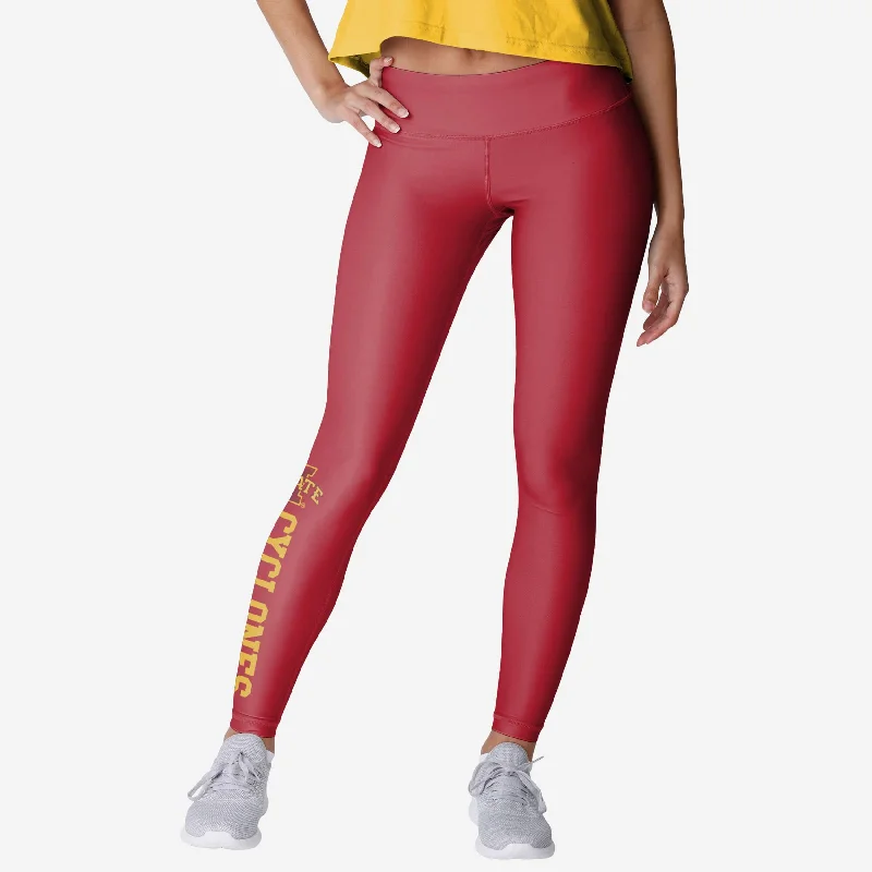 Iowa State Cyclones Womens Solid Wordmark Legging Hip Women's Retro