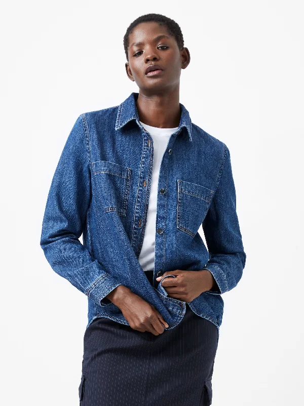Finley Denim Long Sleeve Shirt Disco