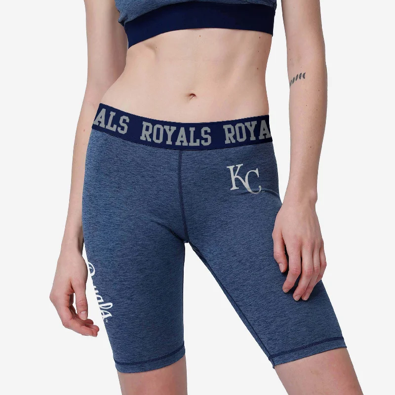 Kansas City Royals Womens Team Color Static Bike Shorts Refined Women's Velvet