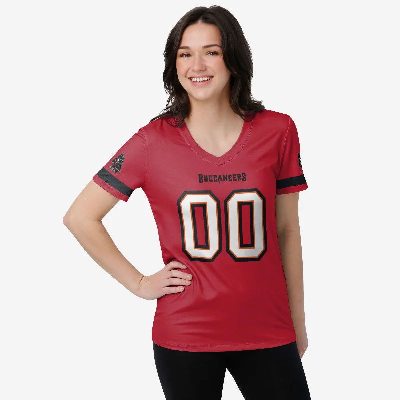 Tampa Bay Buccaneers Womens Gameday Ready Lounge Shirt Classic Women's Pin - striped