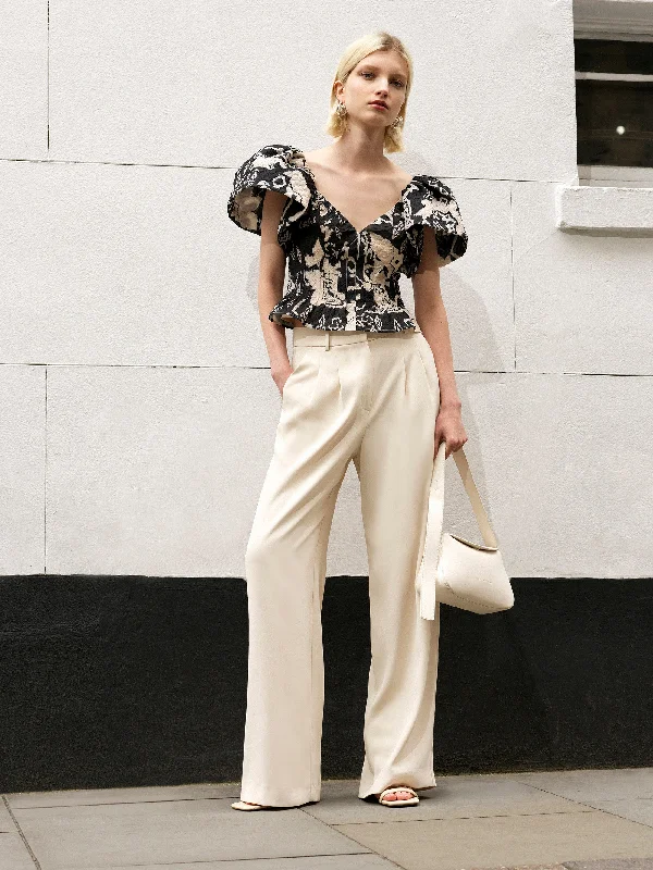 Deon Candra Jacquard Top purpose