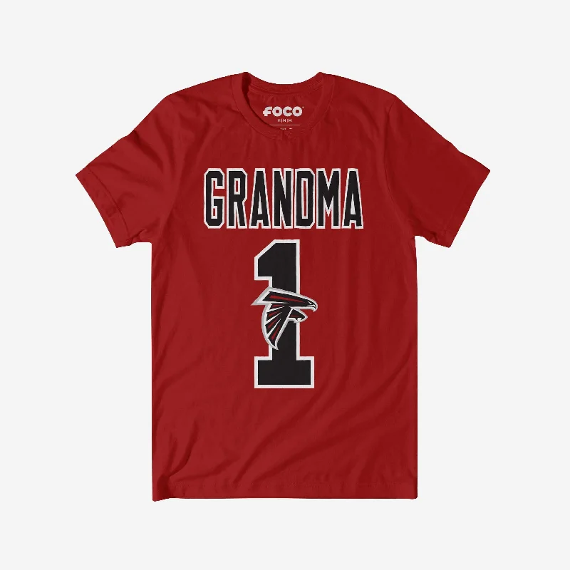 Atlanta Falcons Number 1 Grandma T-Shirt Modern Women's Tech
