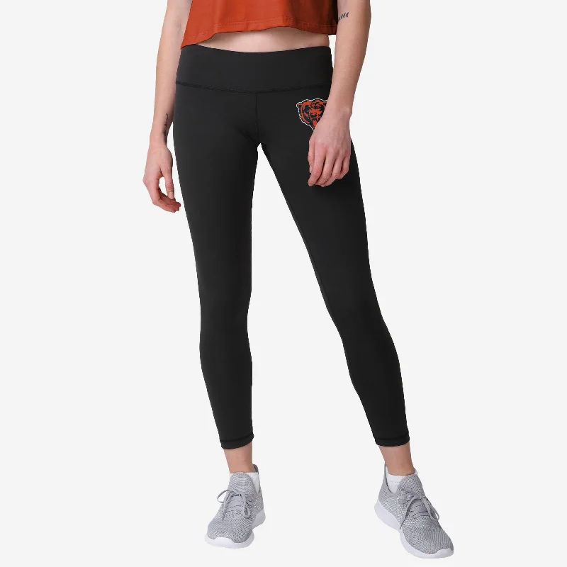 Chicago Bears Womens Calf Logo Black Legging Elegant Women's Formal 