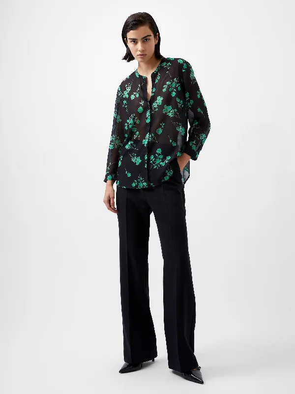 Alessandra Recycled Long Sleeve Shirt Preppy Women's College