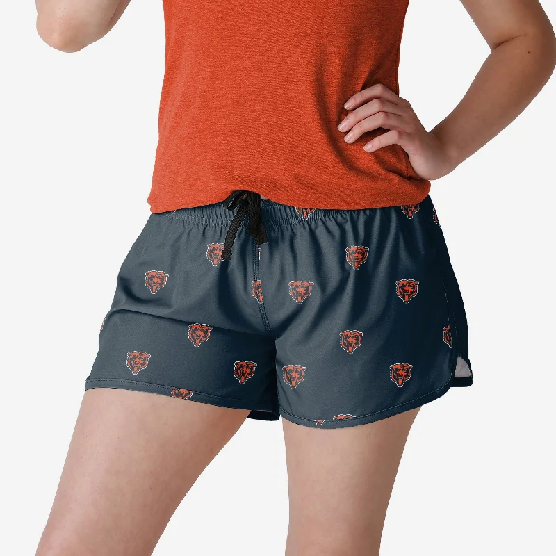 Chicago Bears Womens Mini Print Running Shorts Refined Women's 