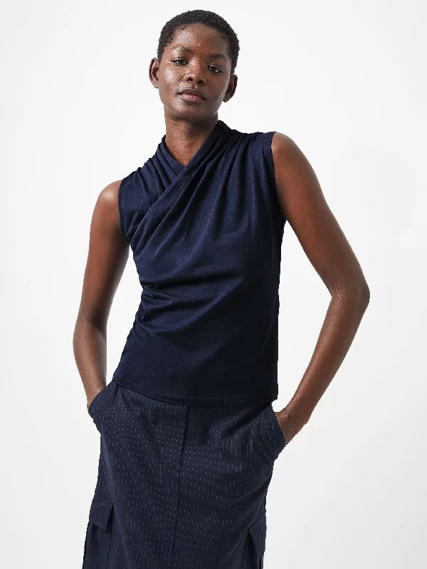 Rallie Cross Neck Top Refined Women's 