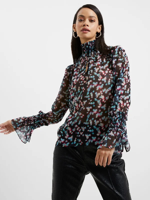 Anye Recycled Hallie High Neck Top Dynamic Women's High - energy