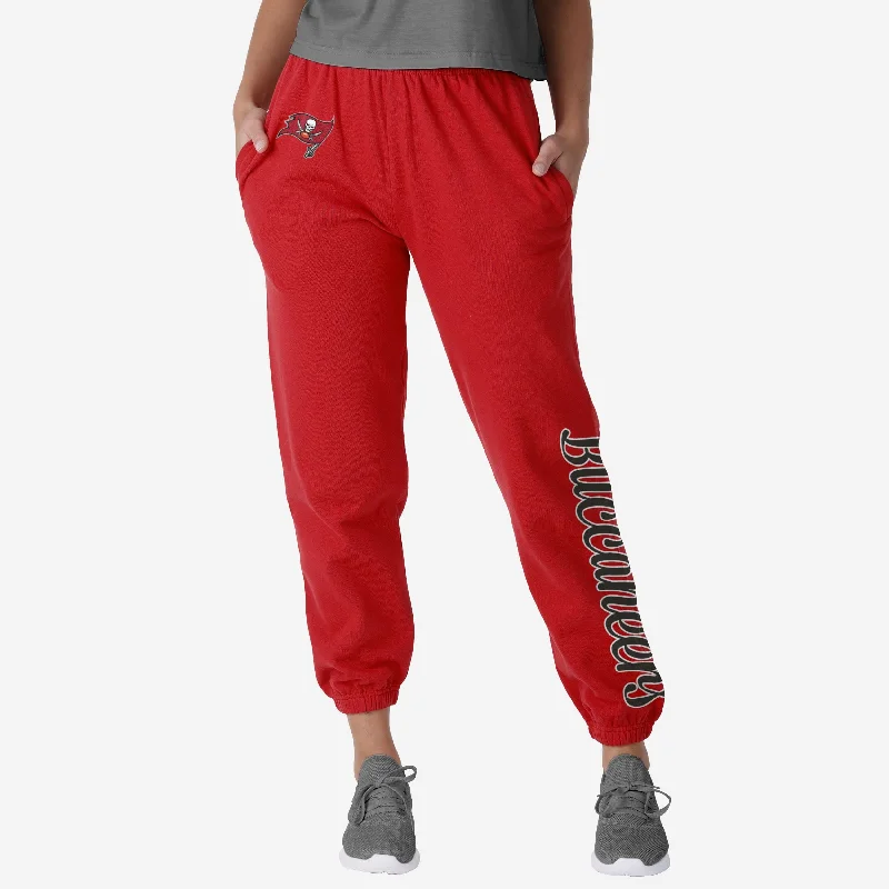 Tampa Bay Buccaneers Womens Script Wordmark Team Color Sweatpants Australian Beach