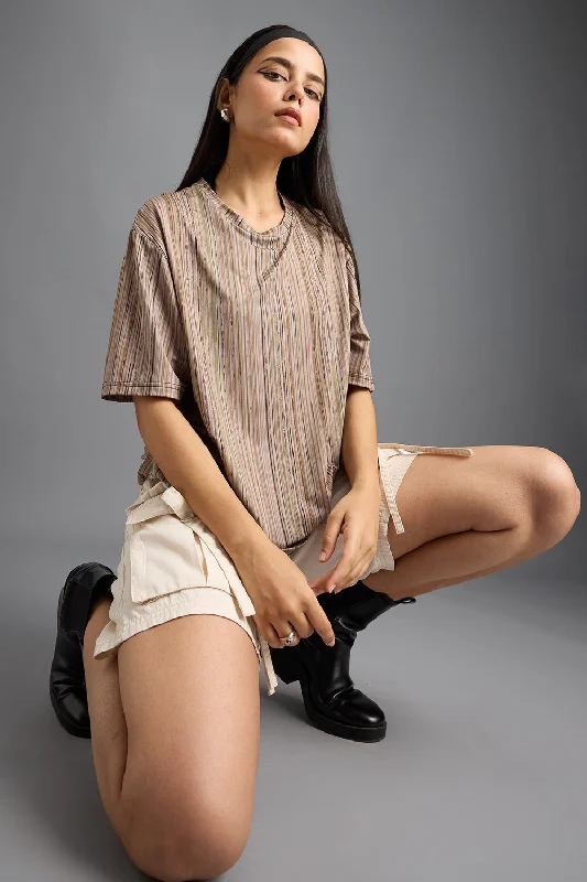 Printed Women's T-Shirt- Earthy Tough Women's Military - inspired
