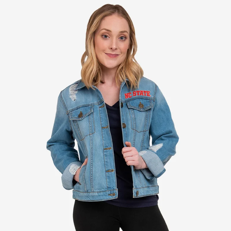 NC State Wolfpack Womens Denim Days Jacket Vacation