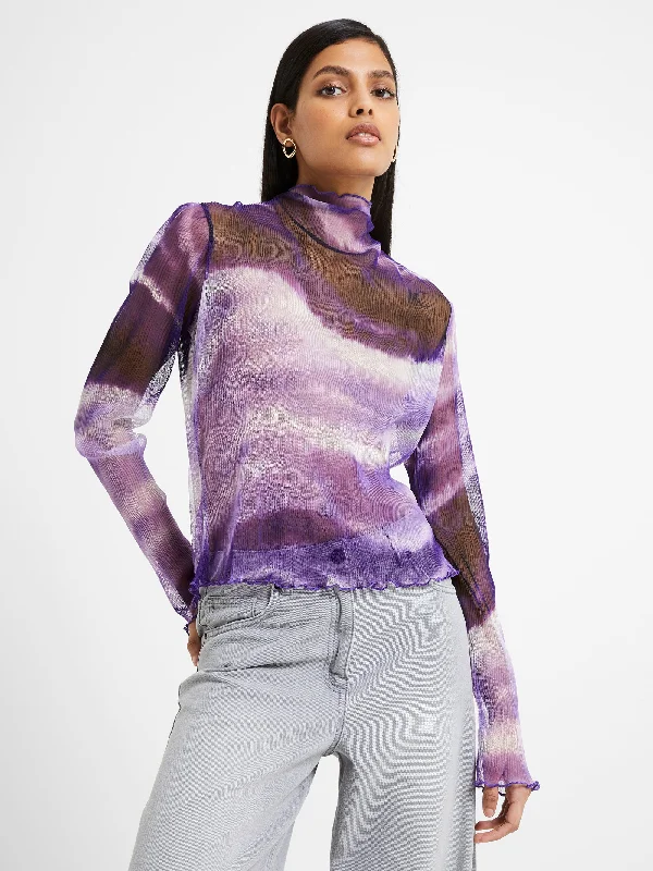 Saskia Ruched Elmira Top Trendy Women's Oversized