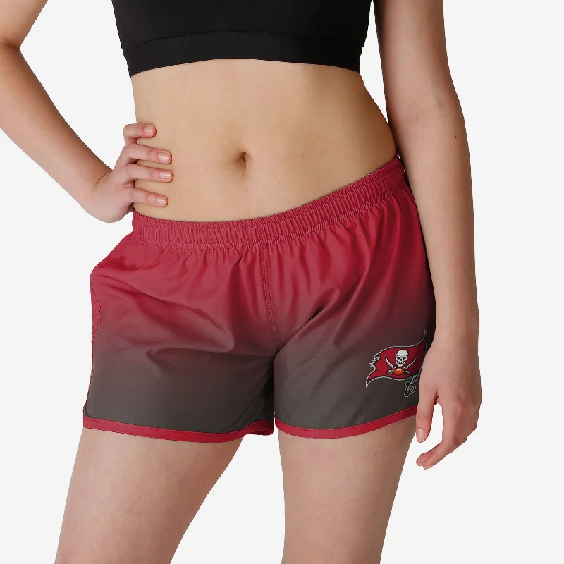 Tampa Bay Buccaneers Womens Gradient Running Shorts French
