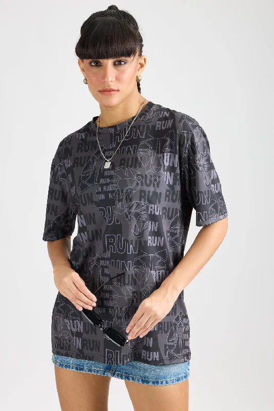 Printed Women's T-Shirt - Athlete Cozy Women's Winter
