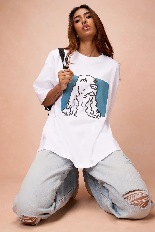 Women's Hope For Dog T-Shirt Cool Women's Distressed