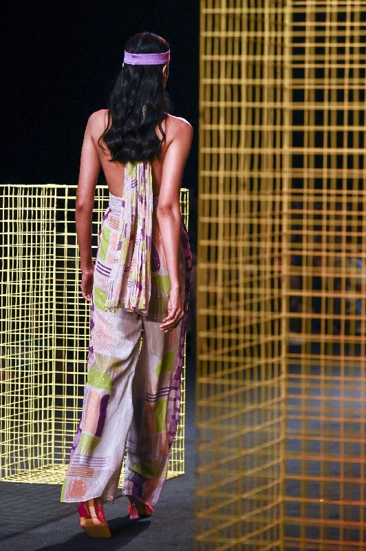 Printed Jumpsuit Monochromatic All - in - one