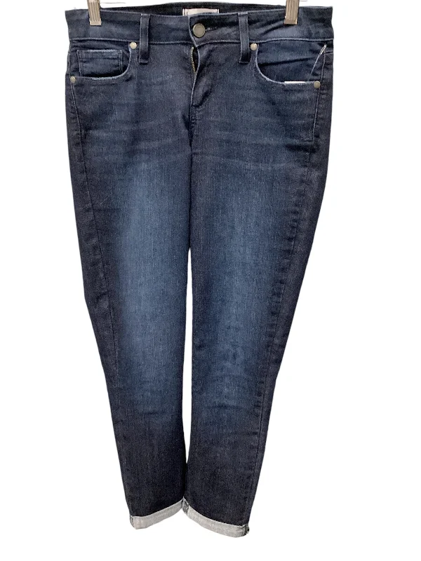 Jeans Cropped By Paige In Blue Denim, Size: 2 Hip Women's Retro