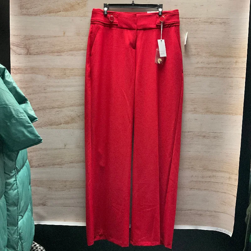 Jeans Wide Leg By Lane Bryant In Red, Size: 12 Refined Women's Hand - crafted