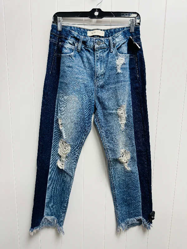 Jeans Straight By hidden  In Blue Denim, Size: 4 Practical Women's Multi - 