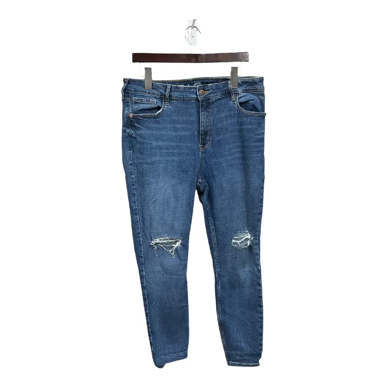 Jeans Skinny By Old Navy In Blue Denim, Size: 14 Business