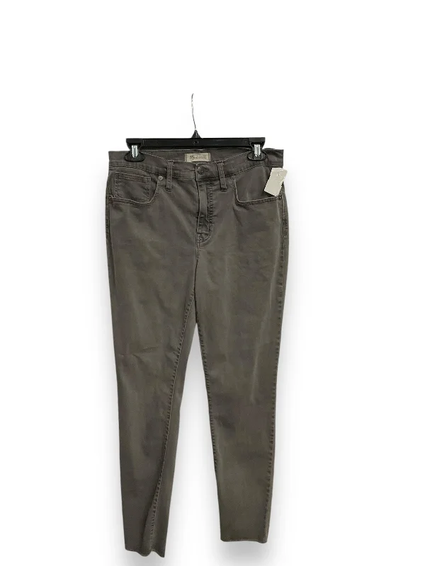 Jeans Straight By Madewell In Grey, Size: 8 Refined Women's Classic 